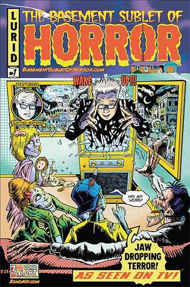 The Basement Sublet of Horror - Comic Book cover